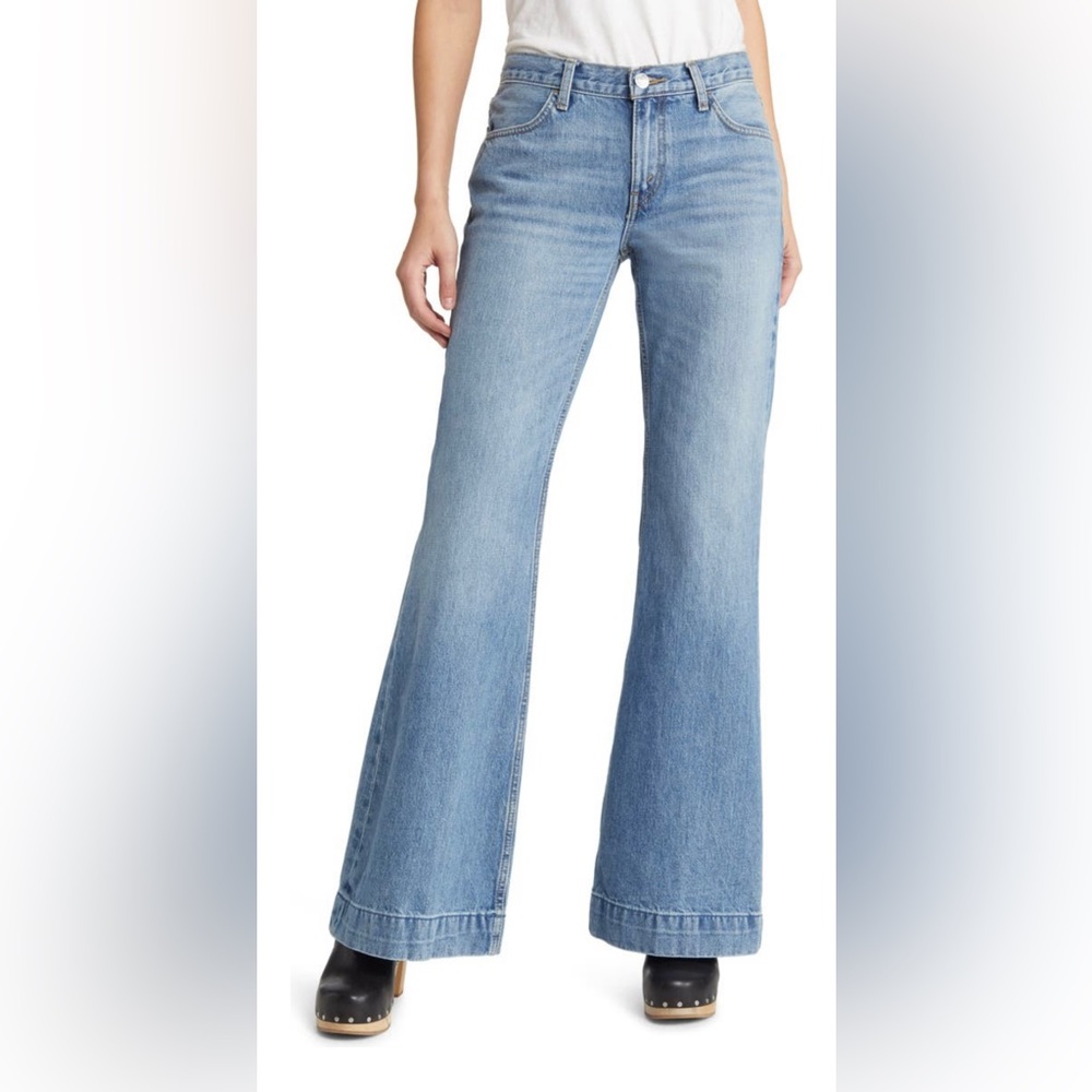 NWT‎ Re/done 70sLow Rise Bell Bottom Jeans Sz 27